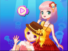 Mermaid Princess Dress Up Salon