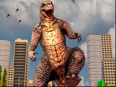 Monster Dinosaur Rampage City Attack