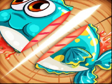 Ninja Fishing - Cut the fish