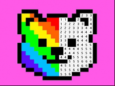 Pixel Art - Color by Numbers