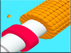 Slice peeler corn